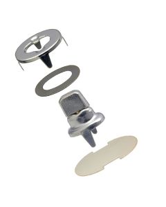 Common Sense® Snap Fastener Set - Cloth-to-Cloth (Nickel Plated)