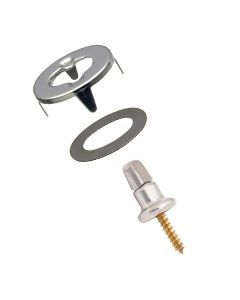 Common Sense® Turn Button Fastener Set - Cloth-to-Surface (Nickel Plated)